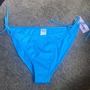 Target light blue tie swim bottoms
